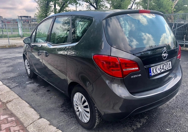 Opel Meriva cena 17400 przebieg: 138236, rok produkcji 2012 z Kraków małe 211